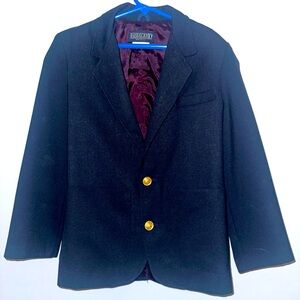 Lands End Navy Blue Kids Blazer with Gold Buttons